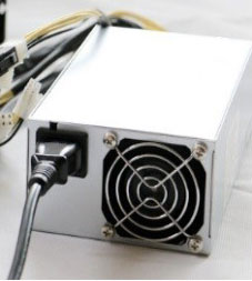 A picture how to plug the PSU cable of your Pascalcoin ASIC miner.